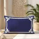 Search for navy and white pillows Border
