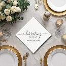 Search for celebration of life napkins Funeral reception