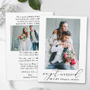 Search for bride wedding announcement cards Elopement