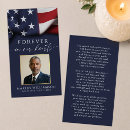 Search for military memorial cards Forever in our hearts