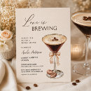 Search for martini invitations Love is brewing