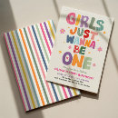 Search for girls just wanna invitations Fun to be one