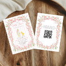 Search for qr code baby shower invitations Pink