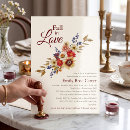 Search for burnt orange bridal shower invitations Terracotta floral pampas grass