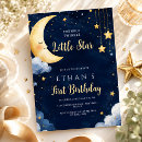 Search for twinkle twinkle little star birthday invitations Celestial