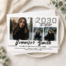 Search for class of 2027 graduation invitations Black and white