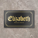 Search for medieval business cards Vintage