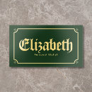 Search for green emerald gold business cards Consultant