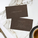 Search for suede business cards Elegant