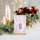 Search for lavender table cards Simple minimalist