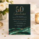 Search for emerald green and gold birthday invitations Fifty and fabulous