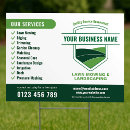 Search for no mow signs Landscaping