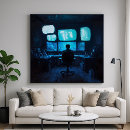 Search for glow in the dark posters Blue