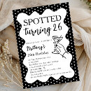 Search for 26th birthday invitations Black and white