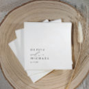 Search for black and white napkins Handwritten script typography