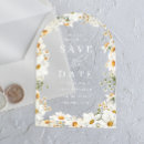 Search for white flowers wedding invitations Watercolor