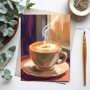 Search for coffee postcards Watercolor