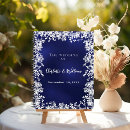 Search for unique wedding guest books Navy blue