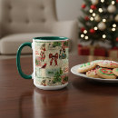 Search for vintage christmas mugs Seasons greetings