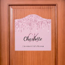 Search for name door signs Pink