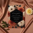 Search for dahlia wedding invitations Rustic