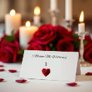 Search for heart shaped wedding place cards Chic