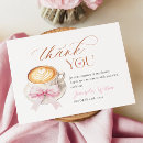 Search for baby is brewing thank you cards Coffee baby shower