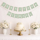 Search for wedding bunting flags Sage