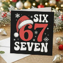 Search for funny sayings christmas cards Six seven