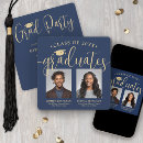 Search for double graduation invitations Modern minimalist