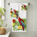 Search for parrot bath towels Tropical