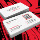 Search for black red business cards Minimalist