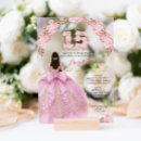 Search for light pink quinceanera invitations 15th birthday