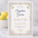 Search for coastal bridal shower invitations Mediterranean