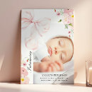 Search for floral birth announcement cards Watercolor