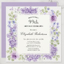 Search for 99th birthday invitations Flowers
