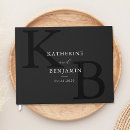Search for monogram wedding guest books Elegant