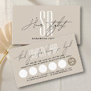 Search for salon loyalty cards Beige