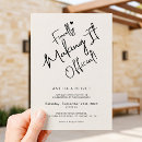 Search for finally wedding invitations Black and white