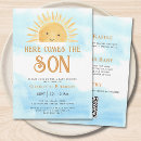 Search for here comes the son invitations Boho