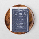 Search for denim and white invitations Simple