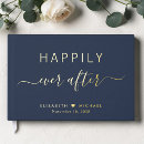 Search for navy blue wedding guest books Chic