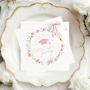Search for pink floral napkins Modern