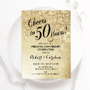 Search for 50th anniversary invitations Cheers to 50 years