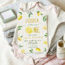 Search for lemon birthday invitations Little cutie