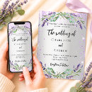 Search for lavender and silver wedding invitations Violet