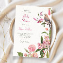 Search for bird baby shower invitations Flower