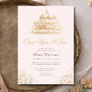 Search for princess baby shower invitations Once upon a time