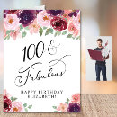 Search for 100th birthday cards One hundred years old