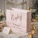 Search for 80th birthday gift bags Elegant